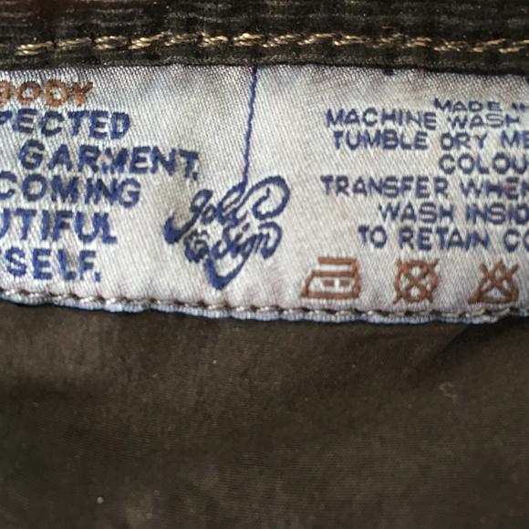 Goldsign Black Boot Cut Low Rise Corduroys - Picture 7 of 8